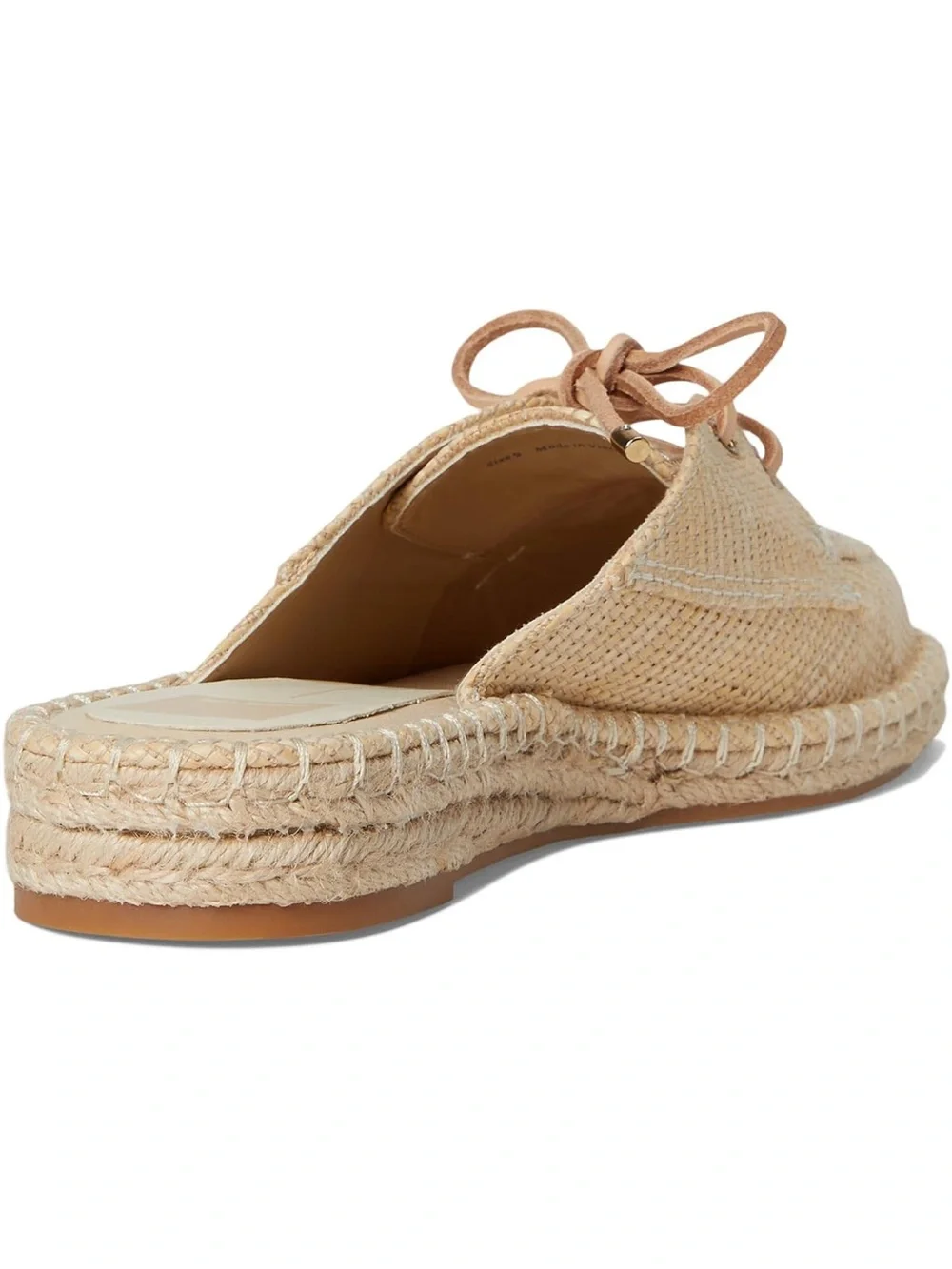 Dolce Vita Woven Espadrille Mule Loafers in Natural